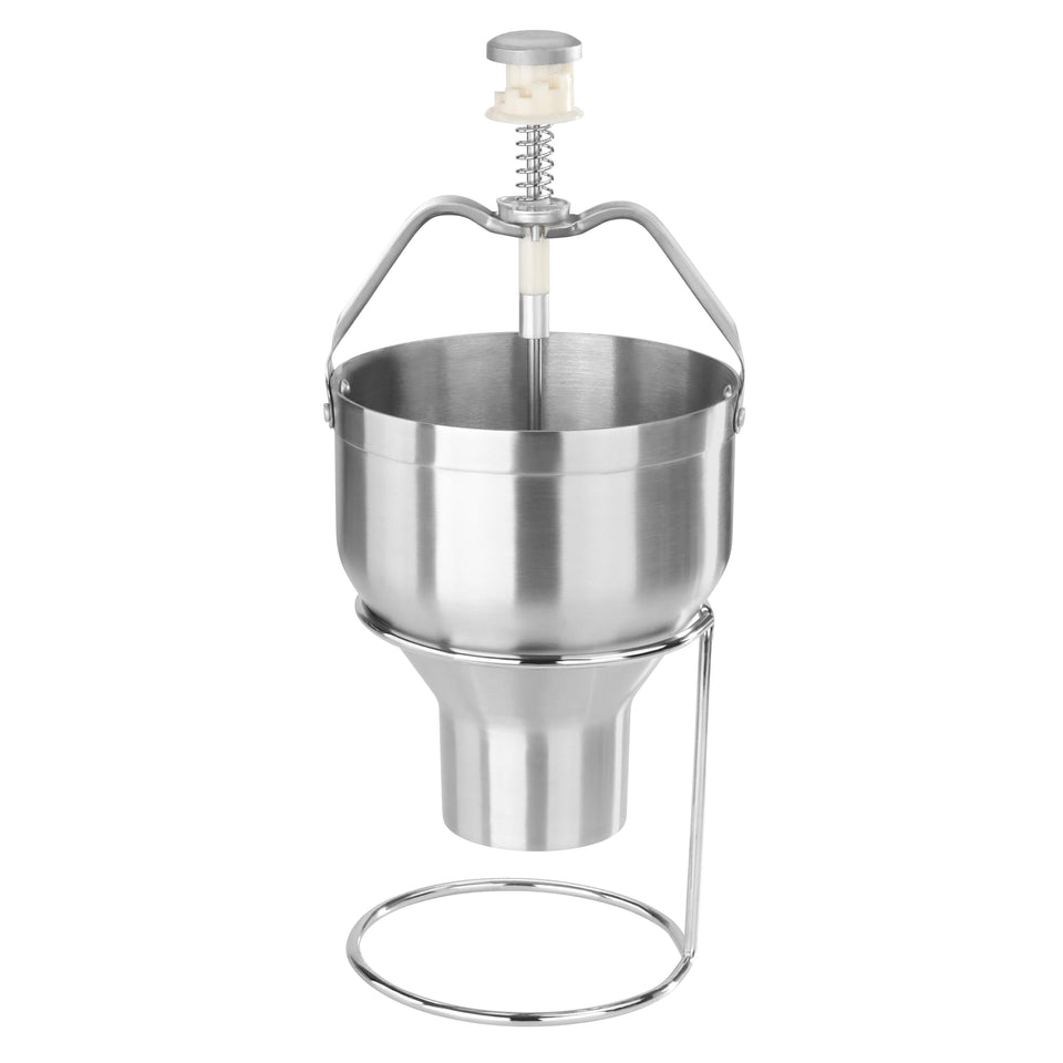 New Star Pancake Batter Dispenser with Stand for consistent portions during busy service