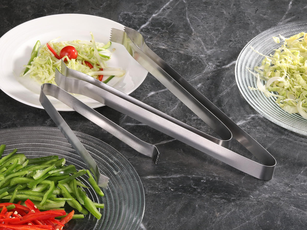 New Star Pom Tong easy-clean 6.5-inch stainless steel utensil.