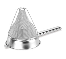 New Star Reinforced Bouillon Strainer 8-Inch durable handle supports daily restaurant use.