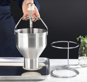 New Star Stand-Assisted Batter Dispenser keeps prep area organized