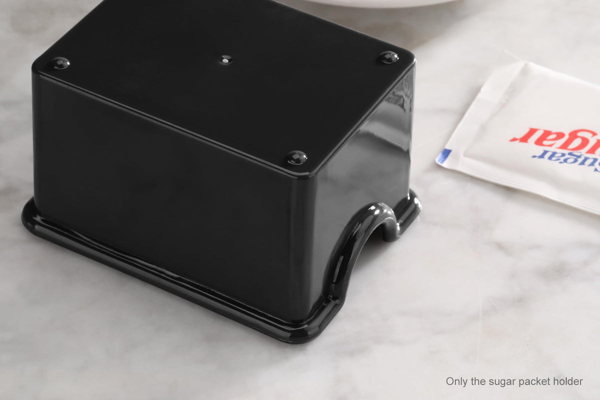 New Star sugar packet holder black countertop display enhances service flow