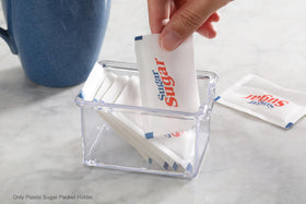 Clear plastic New Star holder keeps small items neatly organized.