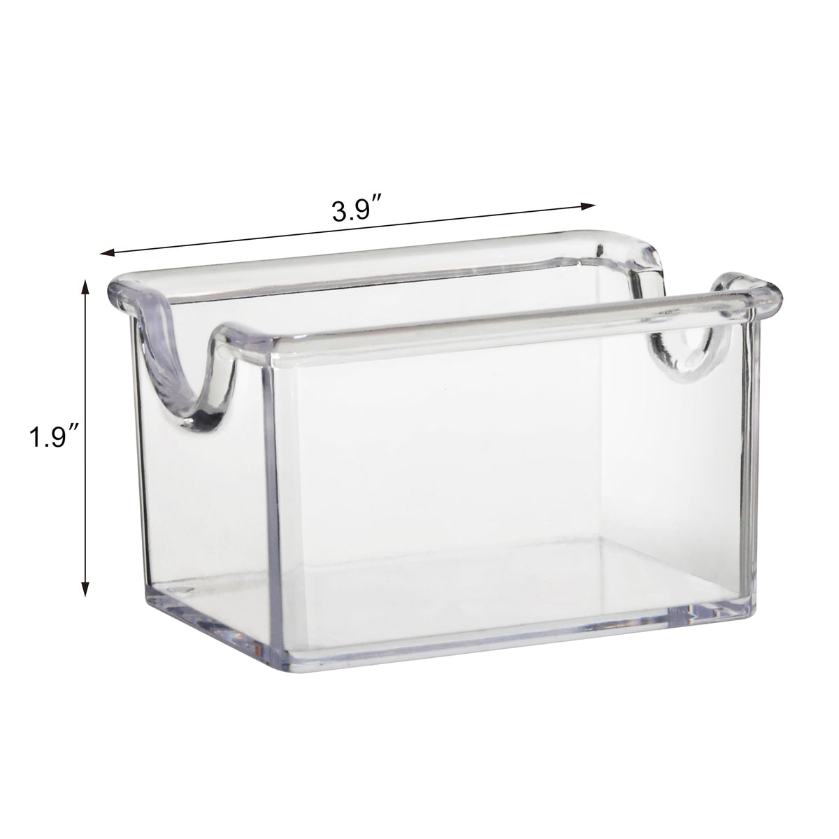 New Star sugar packet holder, durable polystyrene, ideal for cafés.