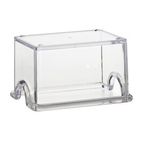 Top view shows compact New Star sugar packet holder for tables.