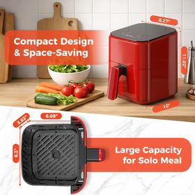 NEWBULIG Air Fryer dishwasher-safe basket simplifies cleanup after meals