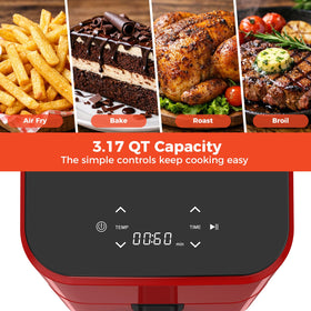 NEWBULIG Air Fryer nonstick plate enables effortless cleanup after cooking