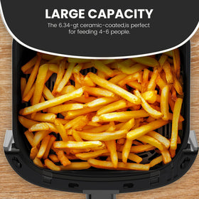 NEWBULIG Air Fryer non-toxic construction keeps your kitchen safe while cooking.