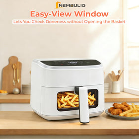 NEWBULIG Air Fryer see-through window lets you monitor progress