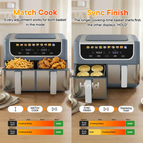 NEWBULIG auto shake reminder indicates when to flip for even crispness