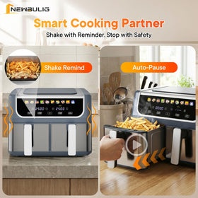 NEWBULIG ceramic crisper plates deliver crispy results with little oil