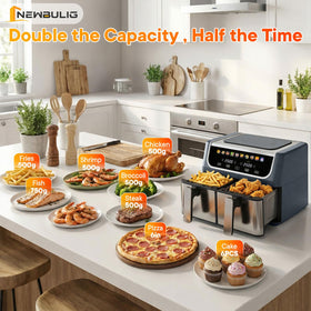 NEWBULIG dehydrate, bake, roast presets expand healthy cooking options
