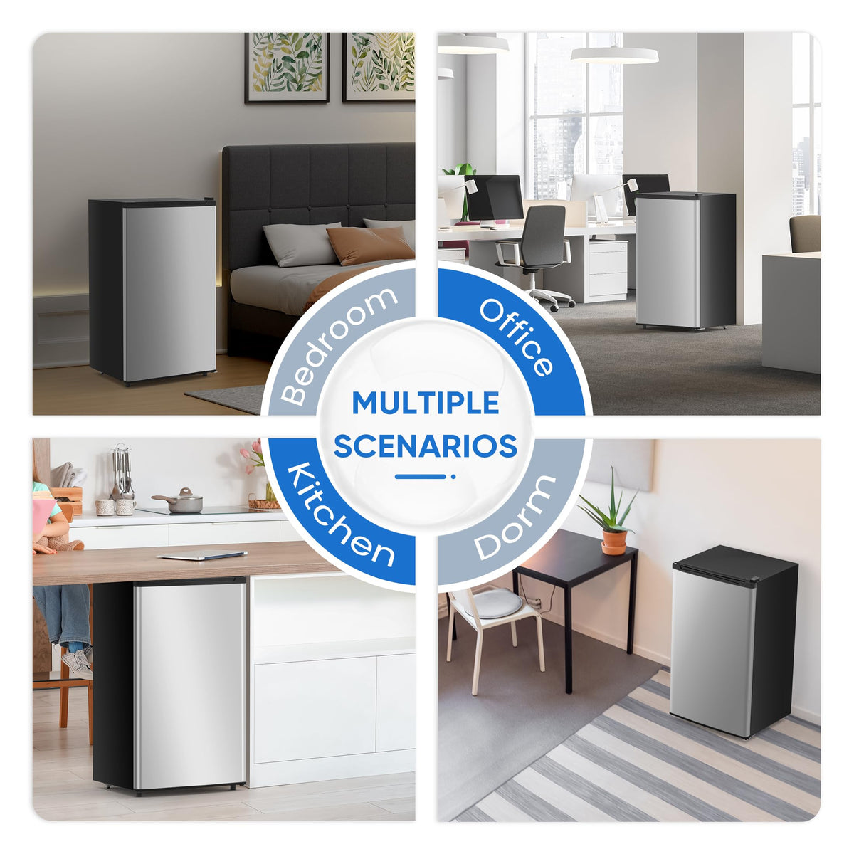 NEWBULIG ultra-quiet 38 dB operation supports quiet work and sleep