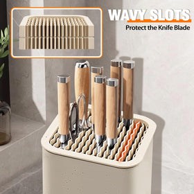 NEWE detachable knife rack allows easy cleaning after use.
