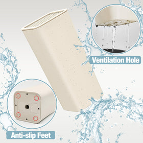 NEWE compact counter stand keeps kitchen tools within reach.