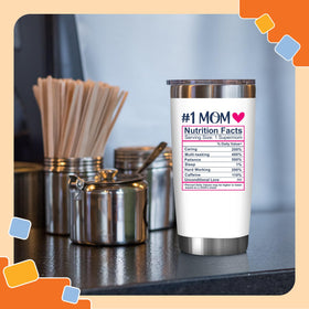 NewEleven 18/8 stainless steel tumbler offers durability and rust resistance.
