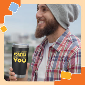 NewEleven tumbler suited for coffee, tea, and cold drinks.