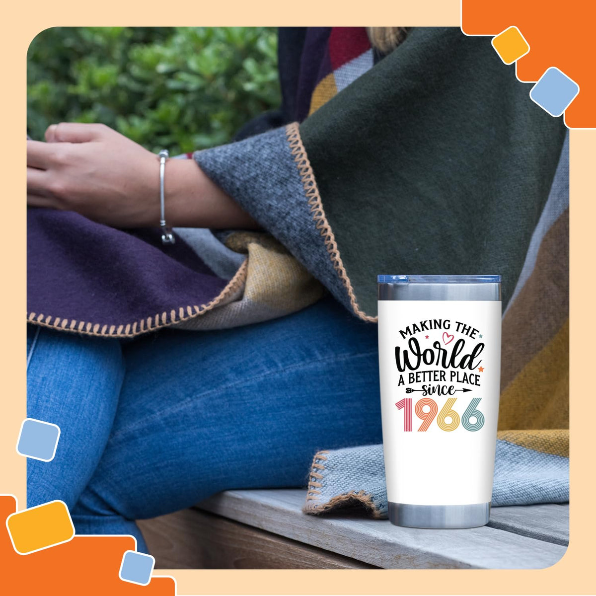 NewEleven tumbler is perfect for picnics, travel, or home use.