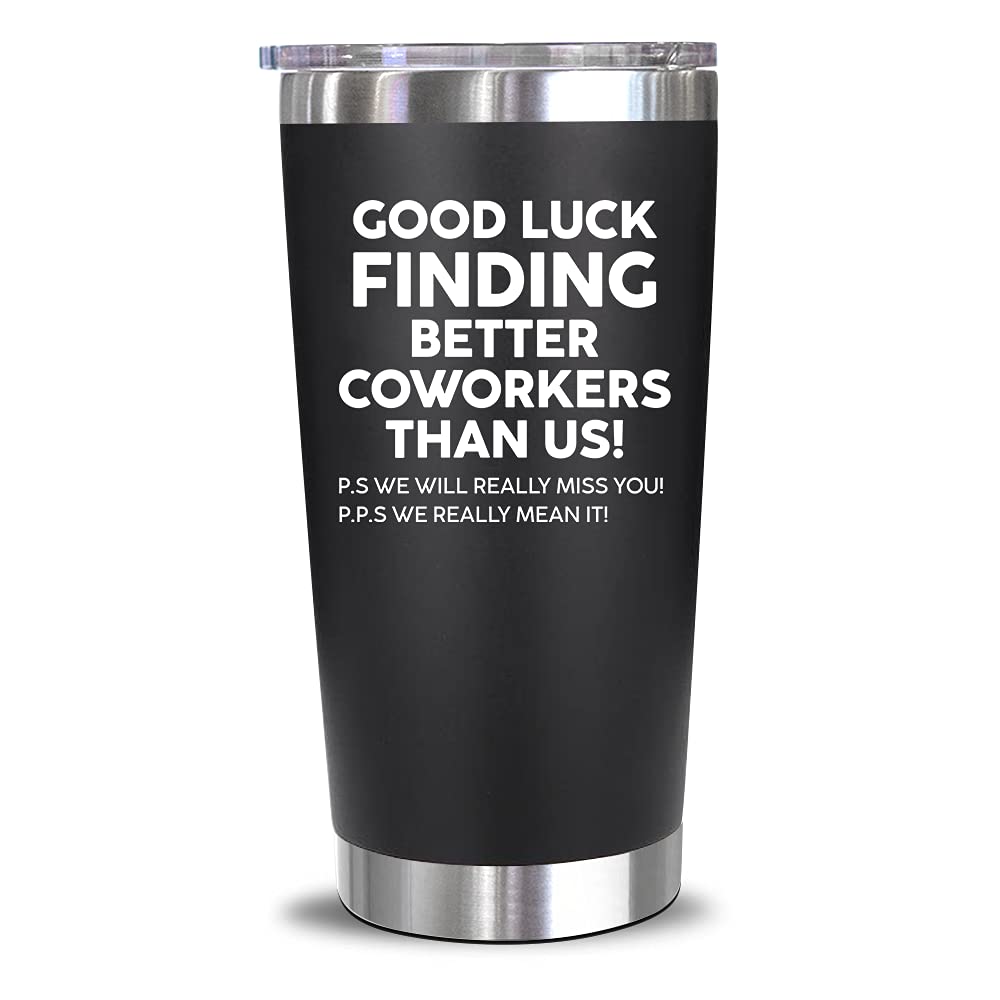 NewEleven co-worker leaving gift tumbler on desk for a heartfelt farewell