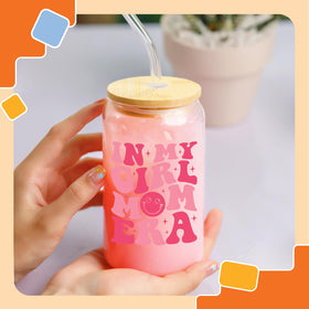 NewEleven glass with leak-proof bamboo lid prevents spills indoors or outdoors