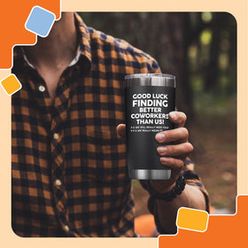 NewEleven travel-friendly farewell gift tumbler for coworkers and friends