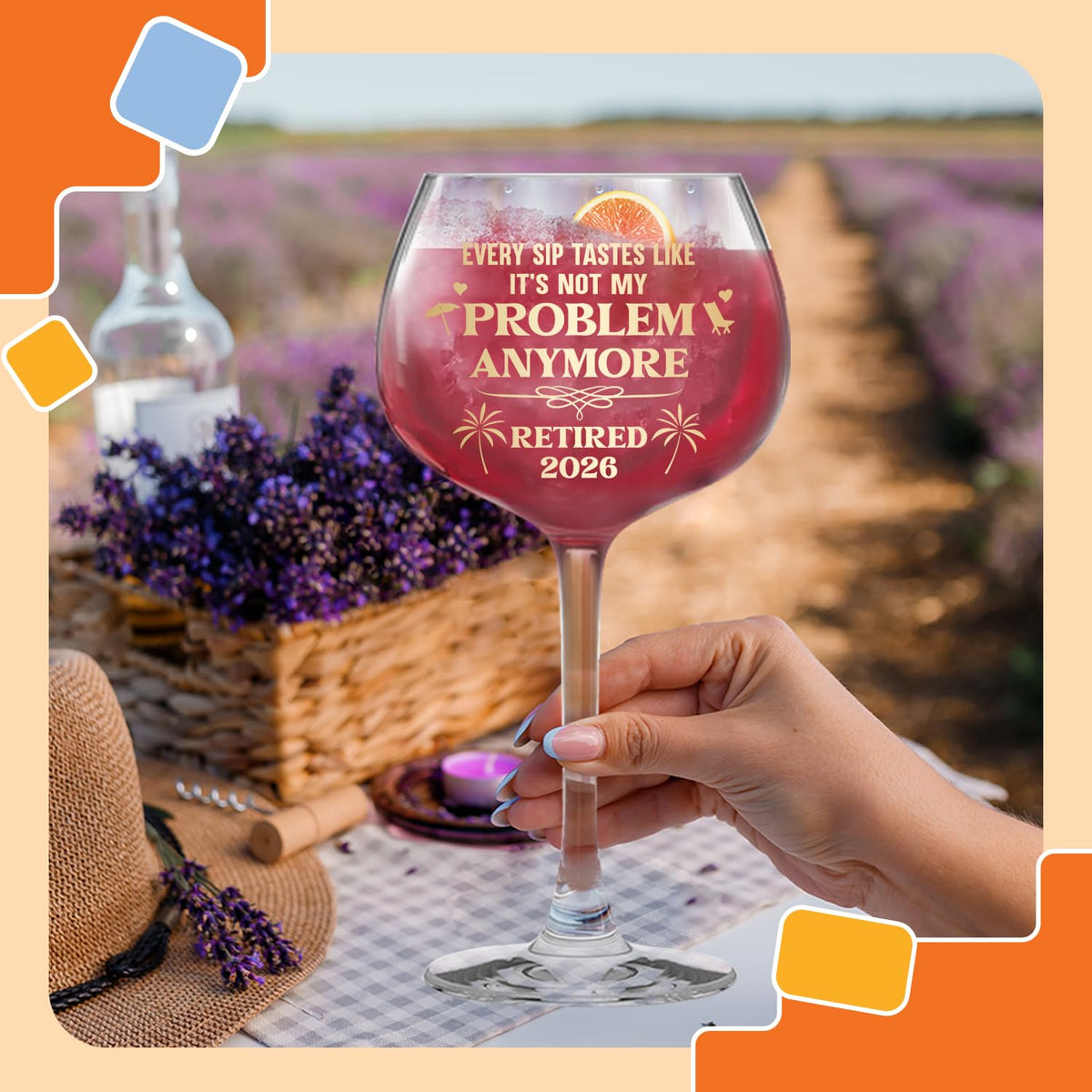 NewEleven wine glass gift for women celebrates milestones in style