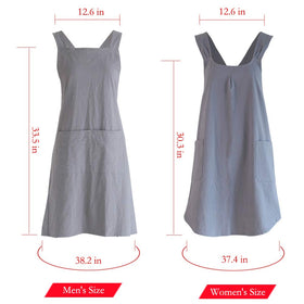 NEWGEM apron in use during cooking offers protected clothes and hands-free access