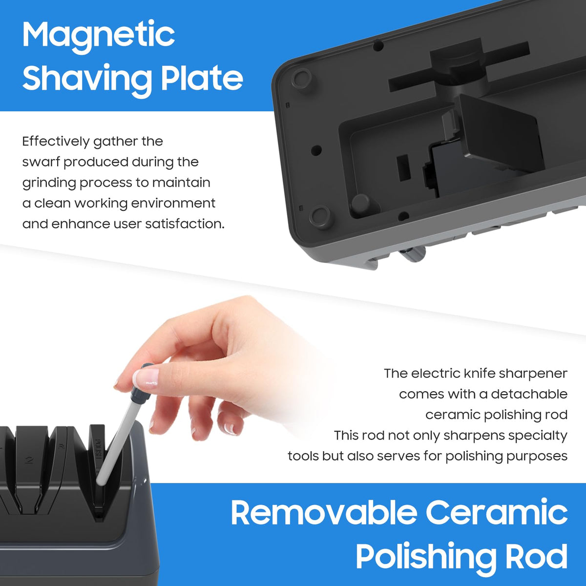 Newise adjustable angle clamp demonstrates 20 to 32.5 degree range for versatile blades.