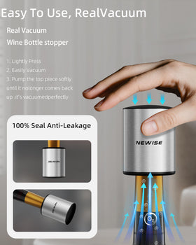 Newise foil cutter ready for quick bottle prep