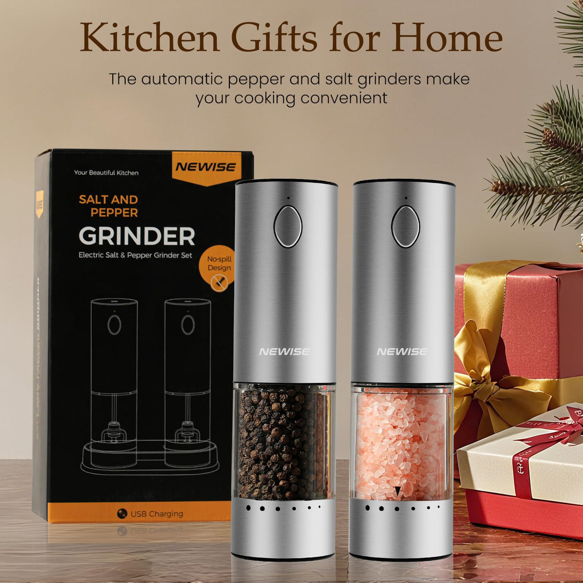 Newise gift box packaging emphasizes elegant ready-to-gift presentation.