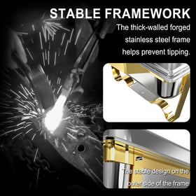 Ice in the water basin helps keep foods at optimal temperature in NewKitchen chafers.