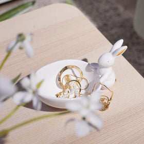 Newman House Studio candy server bowl keeps sweets organized during Easter entertaining