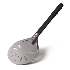 Newmeto pizza turning peel with 6-inch head for precise in-oven transfer.