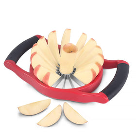 Newness Apple Slicer with 16 blades slices apples quickly for desserts.