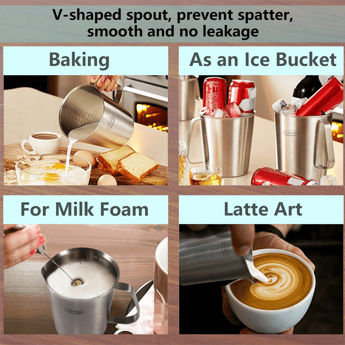 Newness measuring cup wall-hanging design keeps your kitchen organized.