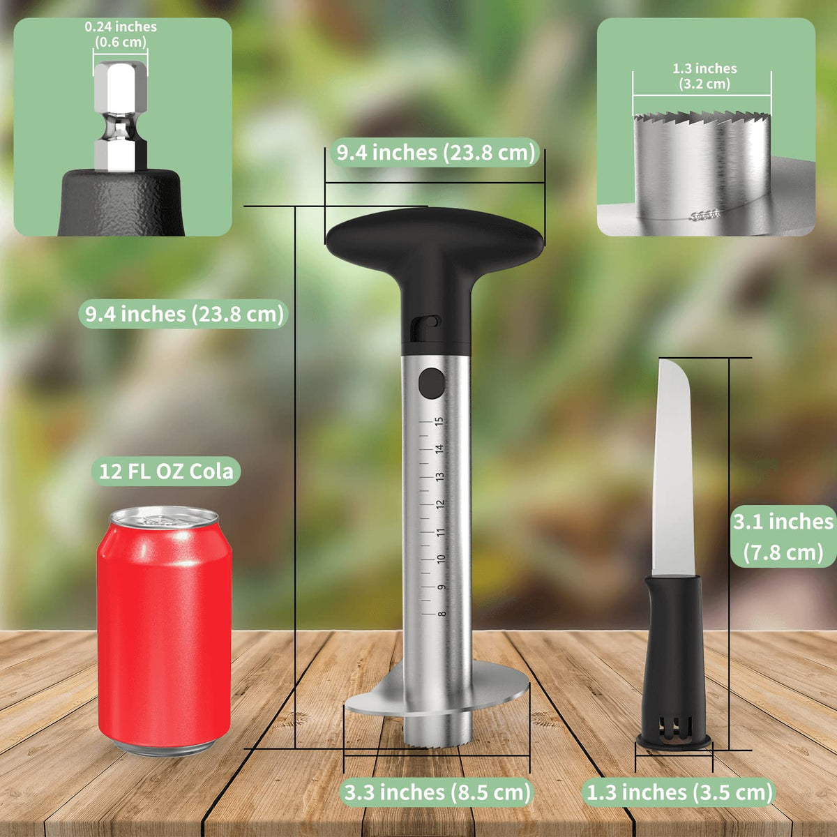 Newness Pineapple Corer Gift-ready design suitable for family and friends.