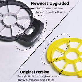 Newness Pineapple Corer and Slicer Tool in use, core removal with reduced effort and mess.