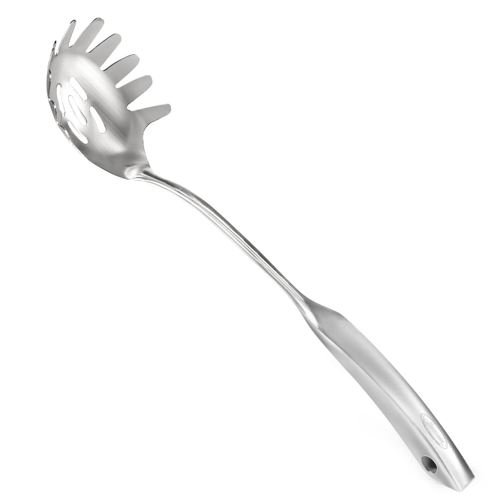 Newness Spaghetti Server rustproof design for durable pasta serving.