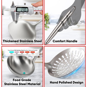 Newness spaghetti server ideal for portioning and serving pasta