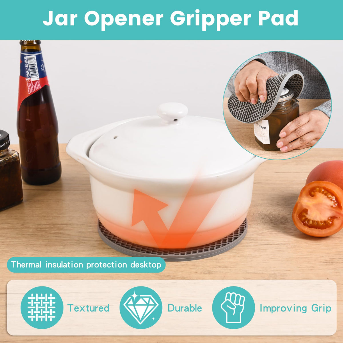 NEWPAII jar opener is dishwasher-safe for easy cleaning after use.