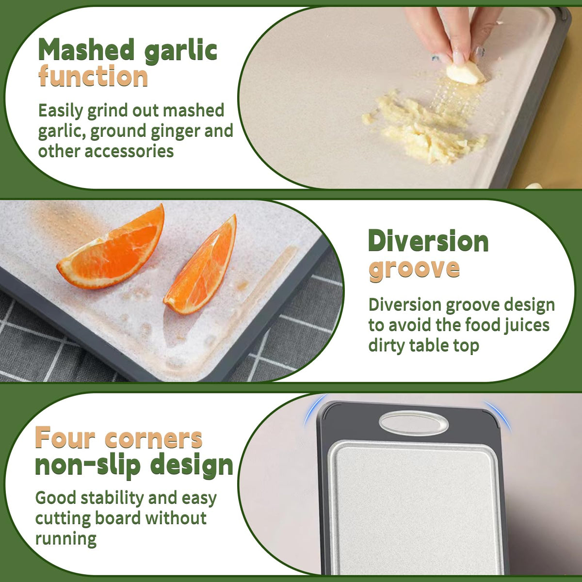 Newraturner dishwasher-safe cutting board for easy cleaning.