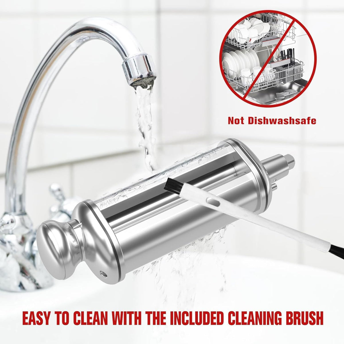 NEWSETS 365-day guarantee offers confidence with your pasta maker attachment