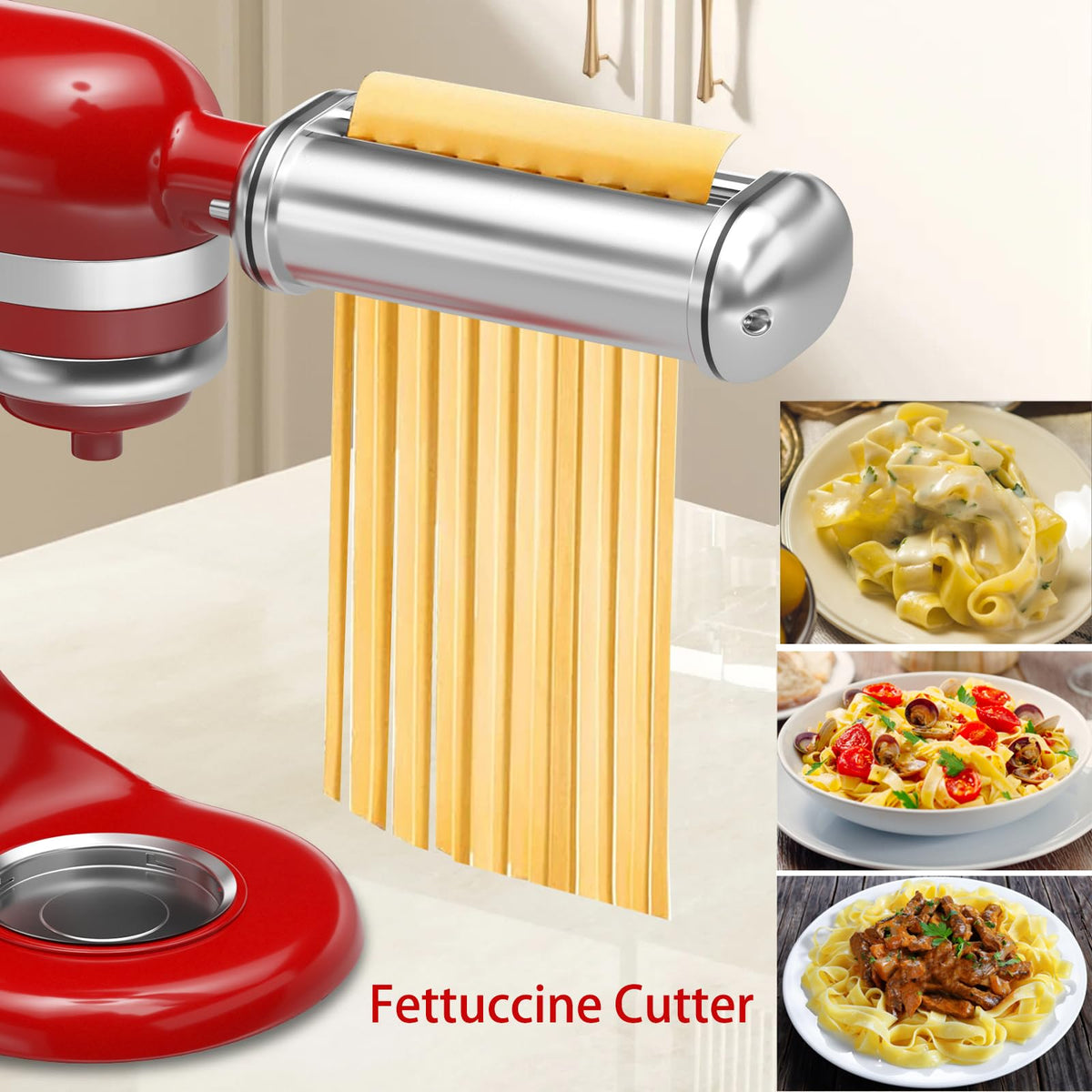NEWSETS 8 thickness settings for versatile pasta thickness control