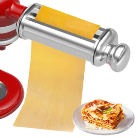 NEWSETS pasta roller attachment for KitchenAid, compatible with stand mixers for fresh pasta.
