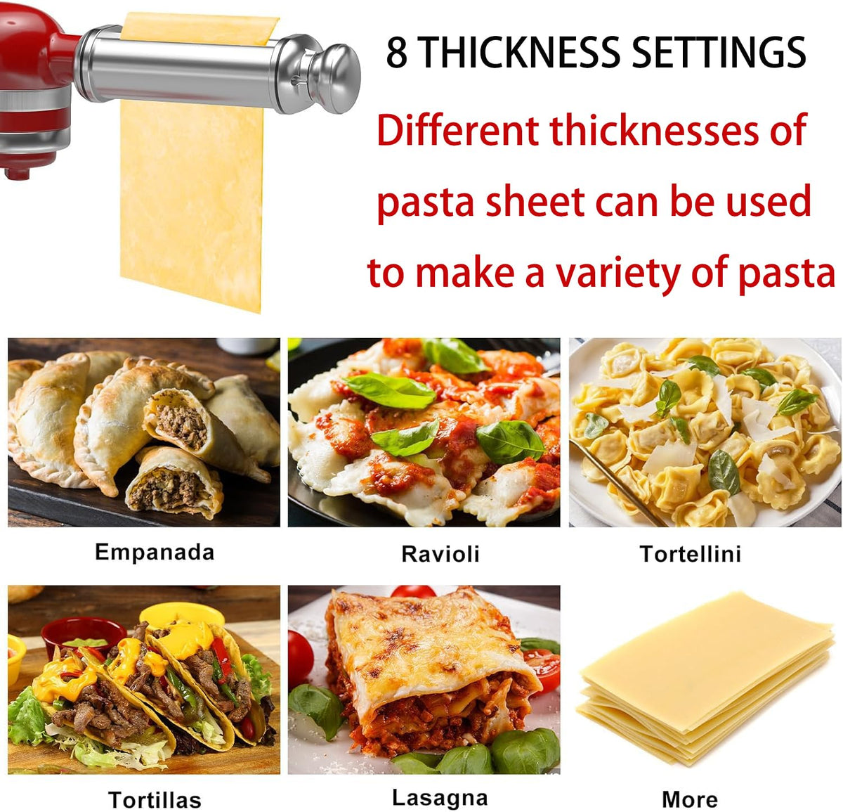 NEWSETS spaghetti cutter for uniform strands and restaurant-quality results