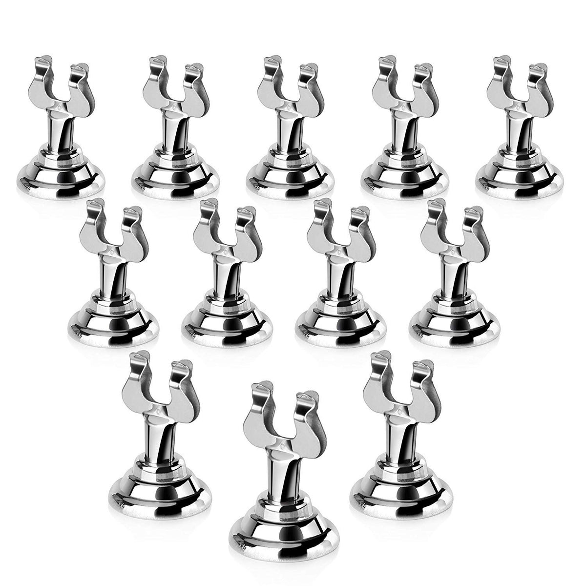 New Star Triton Harp Clip Place Card Holder with 1.5 inch height for crisp table numbers.