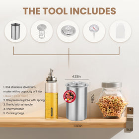 NEWTRY Meat Press easy-clean design for quick kitchen cleanup