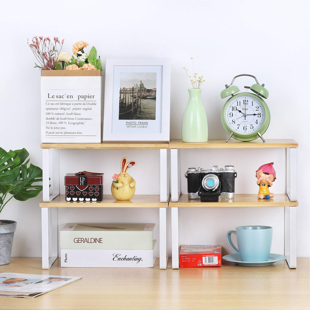 NEX organizer keeps items visible and accessible during daily cooking.