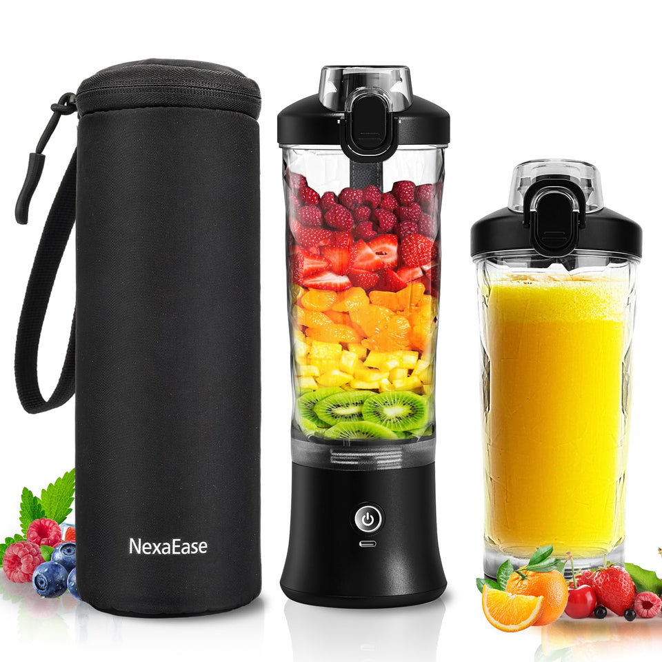 NexaEase portable blender jar enables fast, silky smoothies on the go.