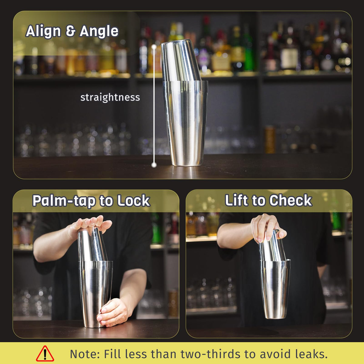 Nexsujo bar spoon with twisted handle for smooth stirring and layered drinks