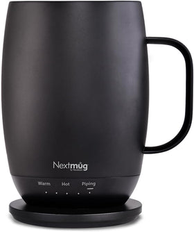 Nextmug Plus heat settings 130–150°F for customizable warmth.